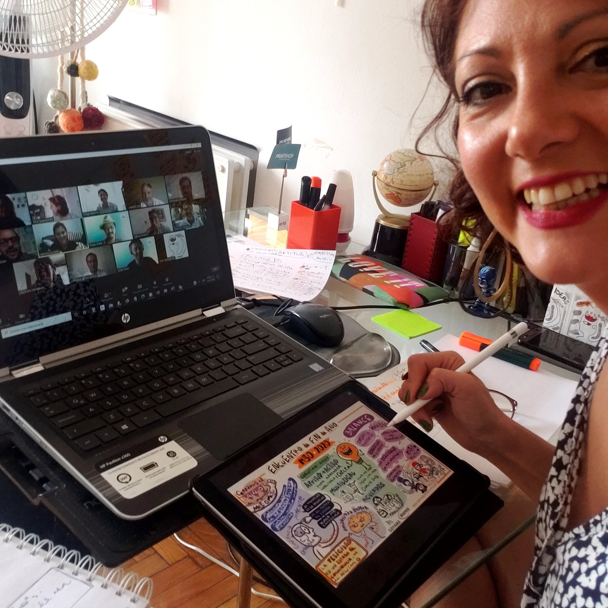 Facilitación gráfica evento Goyaike